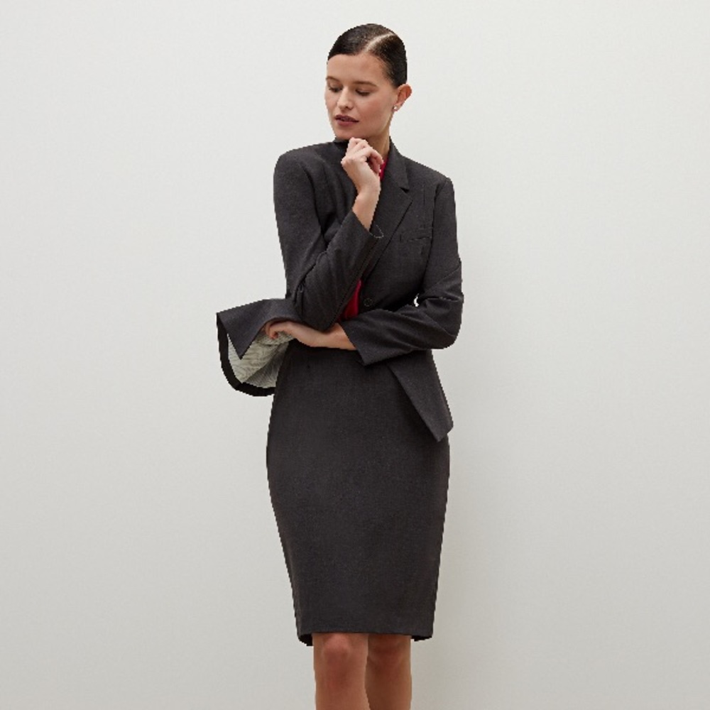 MM Lafleur Cobble Hill Skirt- Twill, Ink (Navy)